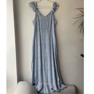 Long maxi prairie/peasant dress